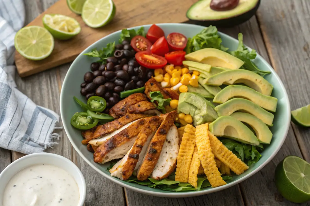 Vibrant Southwest Chicken Salad with Fresh Ingredients