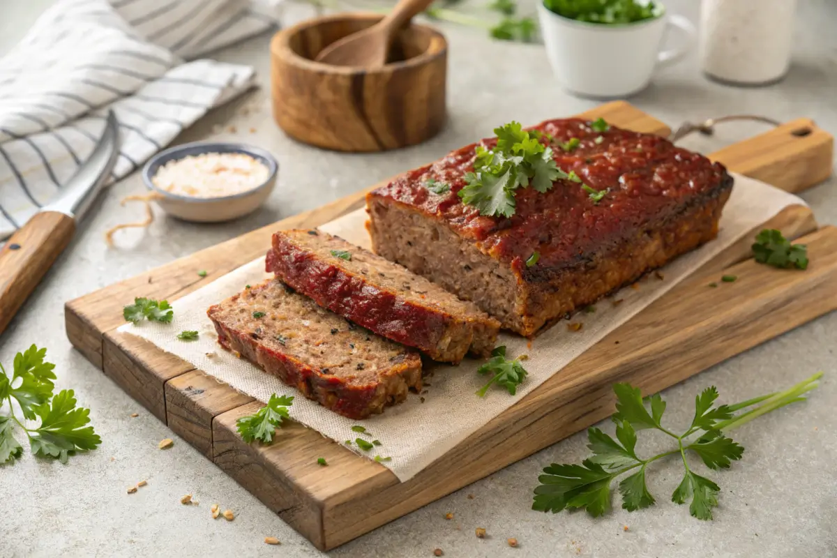 What ingredient keeps meatloaf from falling apart