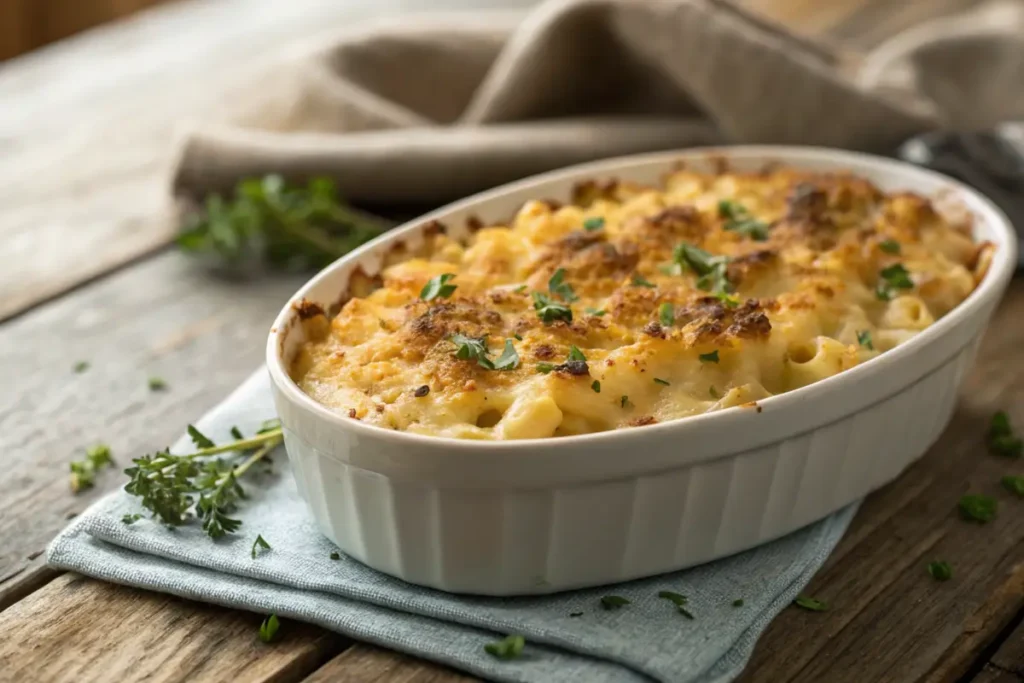 Spiced Up Mac and Cheese with Herbs