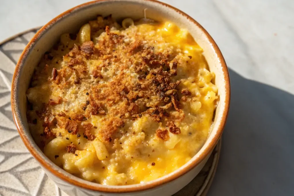 Mac and Cheese with Crunchy Topping