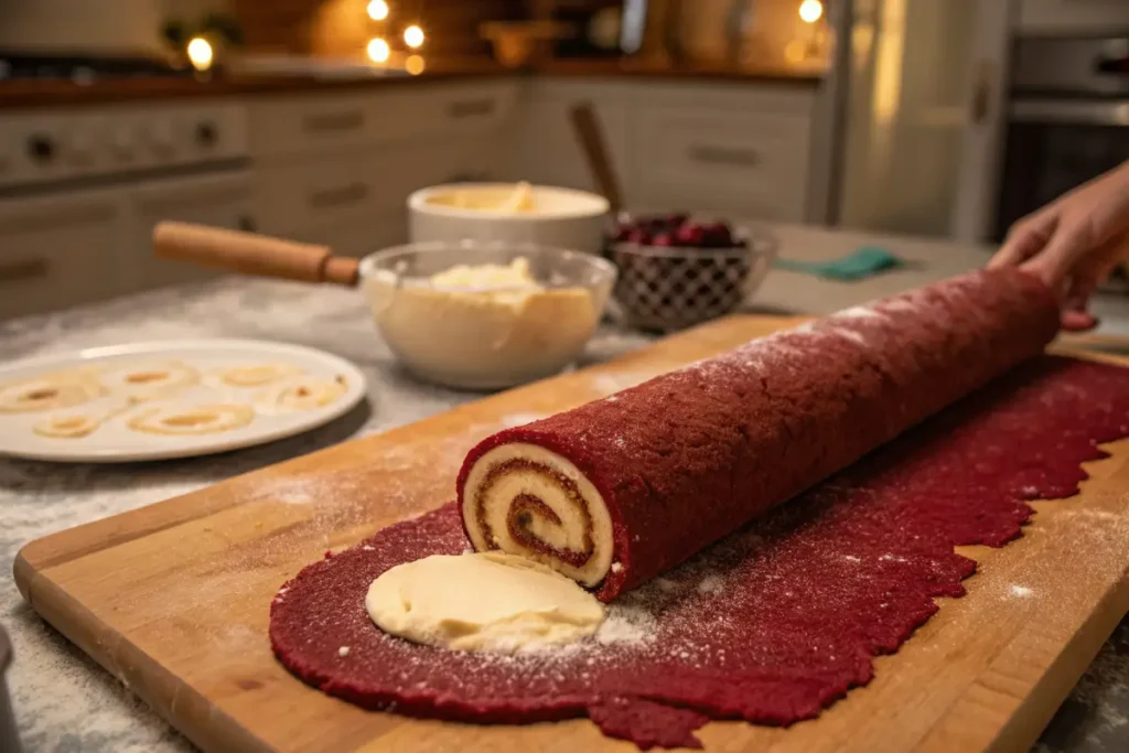 Red Velvet Cinnamon Rolls