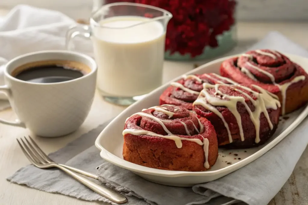 Red Velvet Cinnamon Rolls