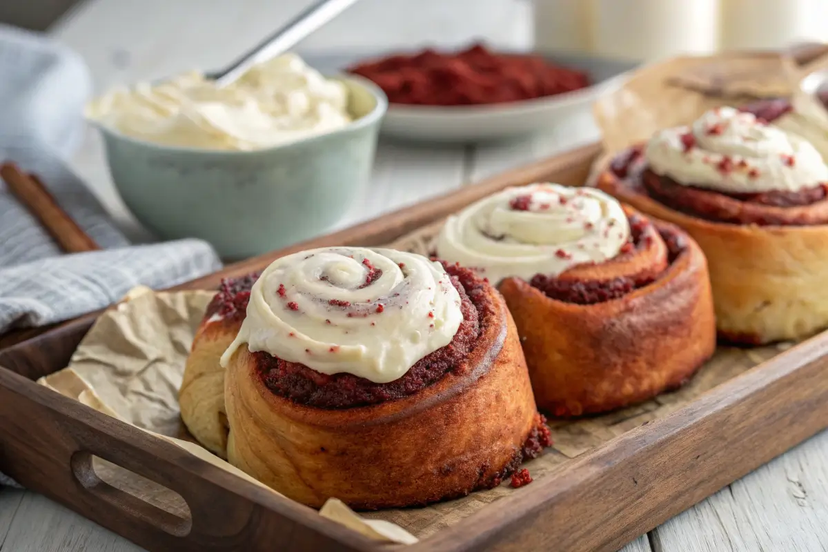 Red Velvet Cinnamon Rolls