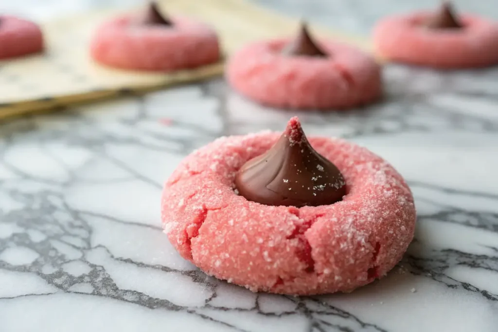 Strawberry Kiss Cookies