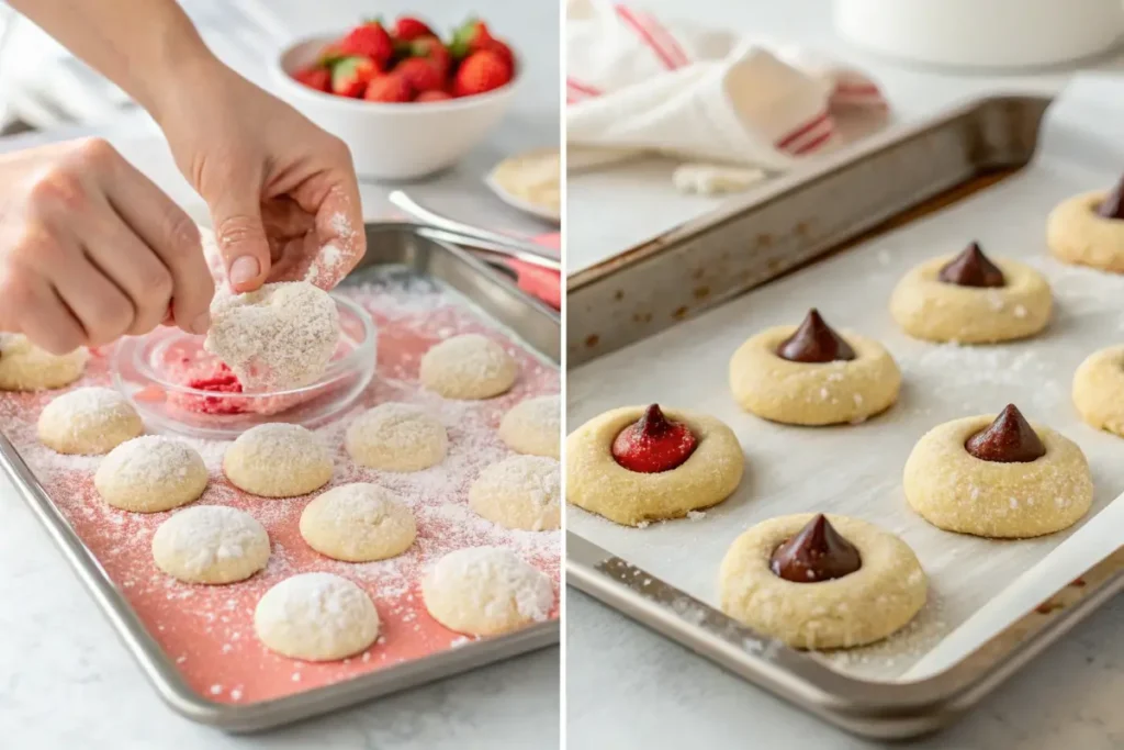 Strawberry Kiss Cookies