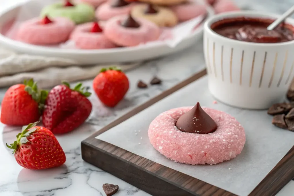 Strawberry-Kiss-Cookies