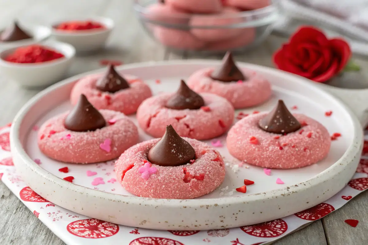 Strawberry Kiss Cookies