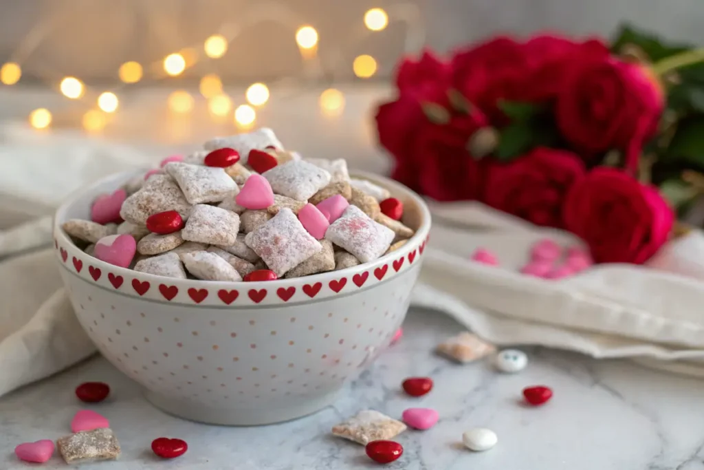 Valentine Puppy Chow Recipe