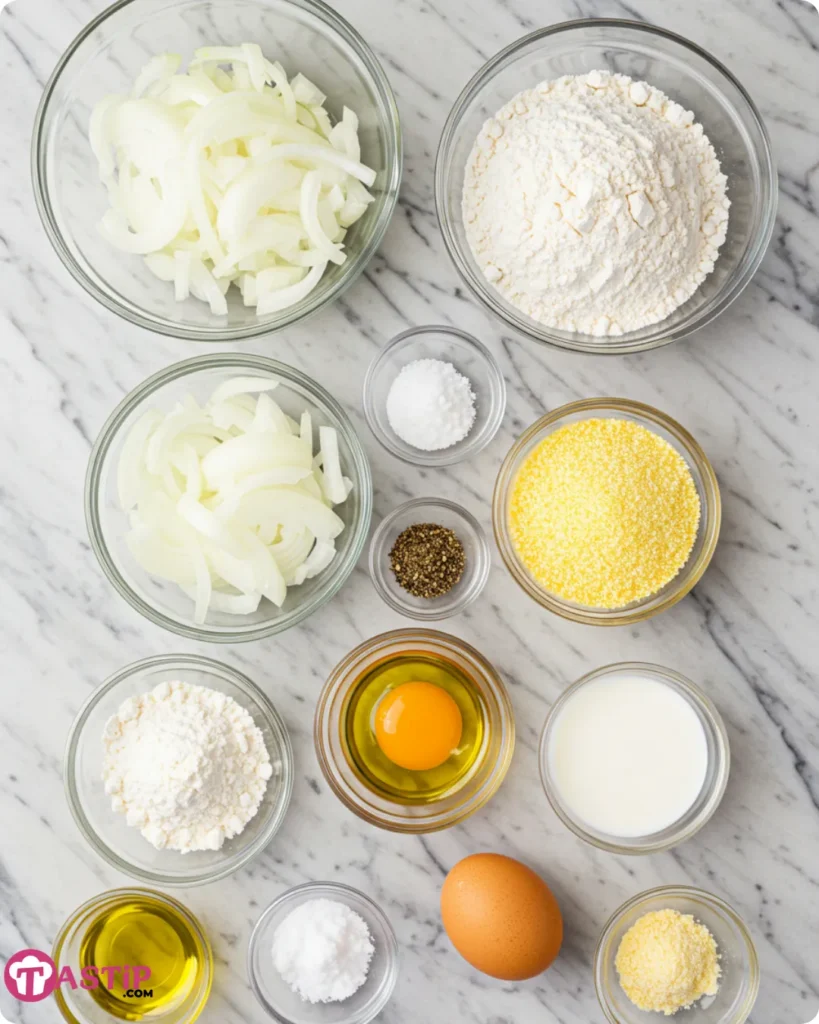 Crispy Amish Onion Fritters 6 Ingredients for crispy Amish onion fritters