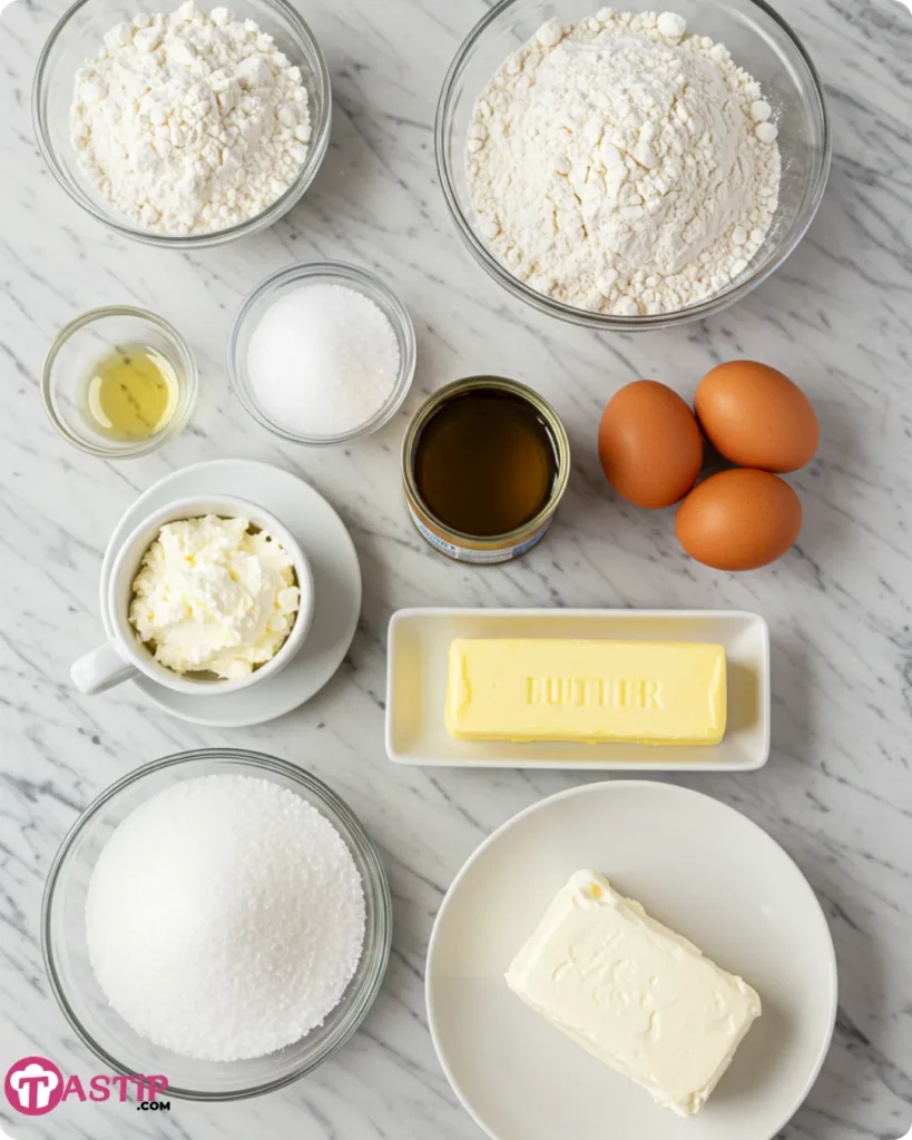 Ingredients for Hawaiian Pineapple Cake recipe