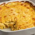 Poor Man Husband Casserole baked in dish