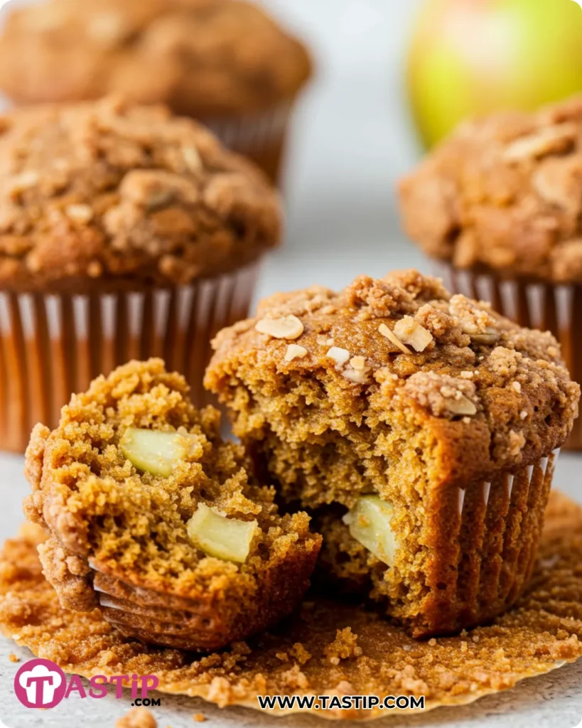 Apple Pumpkin Streusel Muffins 11 Apple Pumpkin Streusel Muffins with visible crumb and streusel