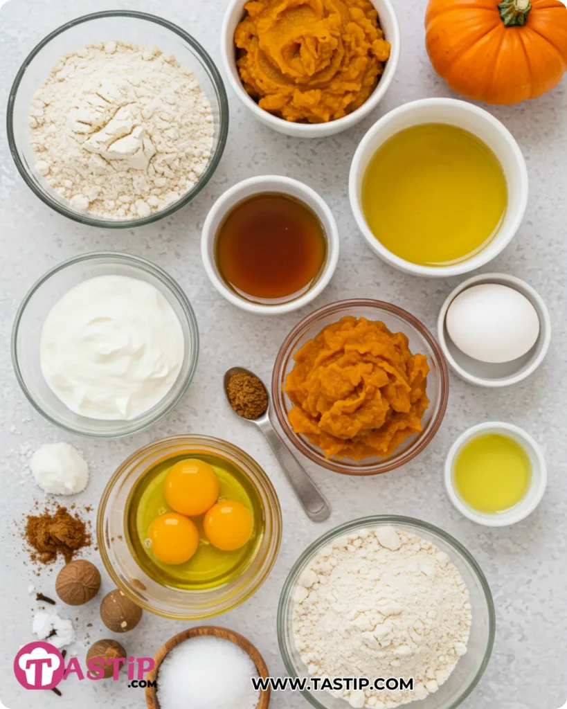 Healthy Pumpkin Bread 9 Ingredients for Healthy Pumpkin Bread with whole wheat flour and pumpkin puree