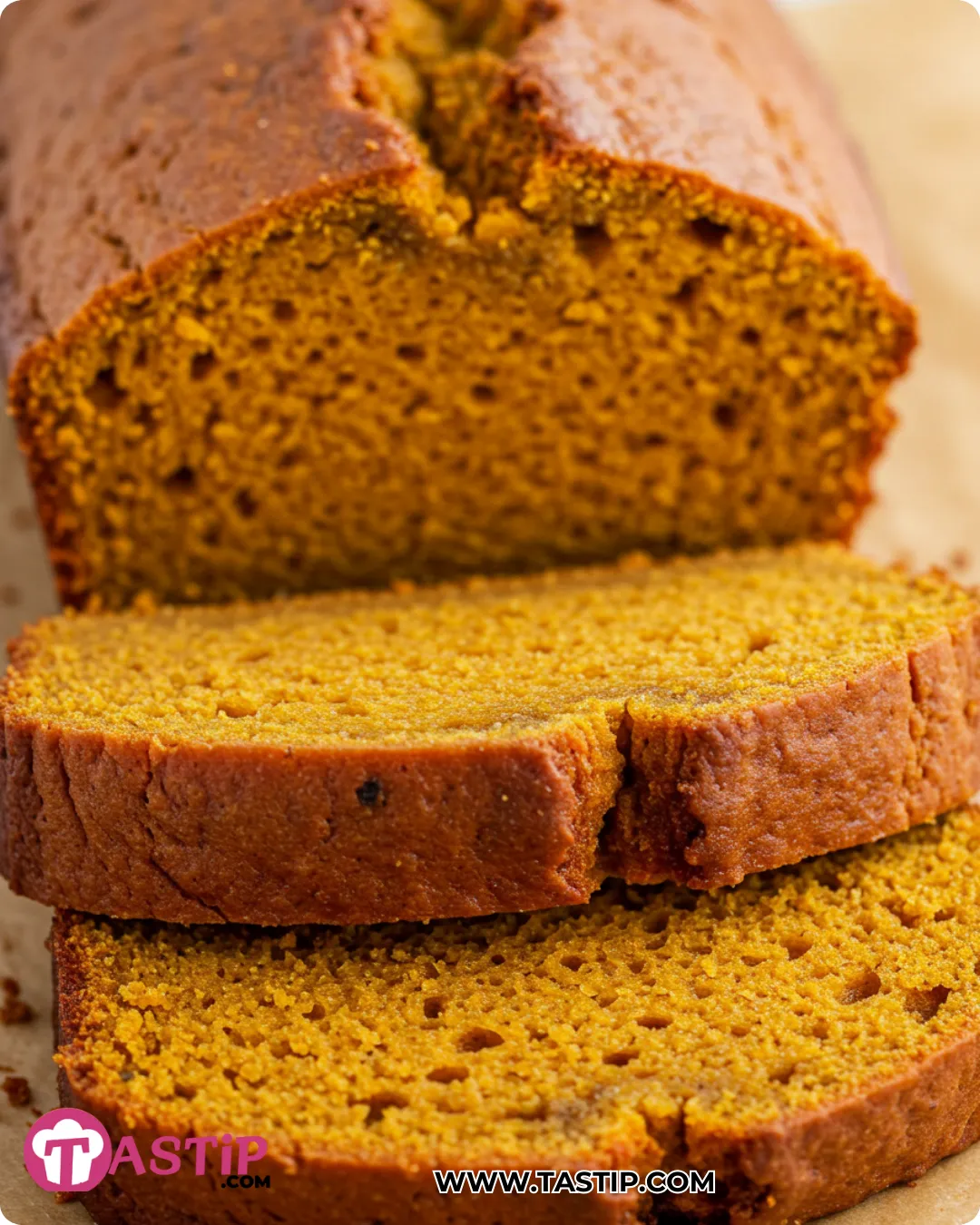 Spiced Pumpkin Bread with ultra-moist crumb and warm spices