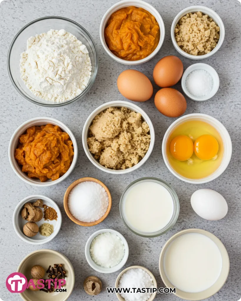 Spiced Pumpkin Bread 9 Ingredients for Spiced Pumpkin Bread with warm spices