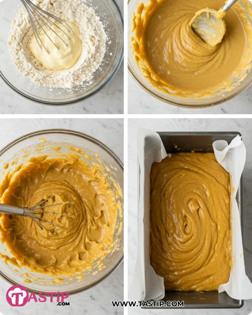 Vanilla Pudding Pumpkin Bread 10 Steps for Vanilla Pudding Pumpkin Bread with instant vanilla pudding