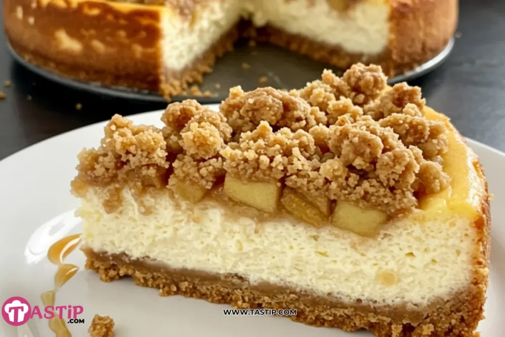 Apple Crumble Cheesecake