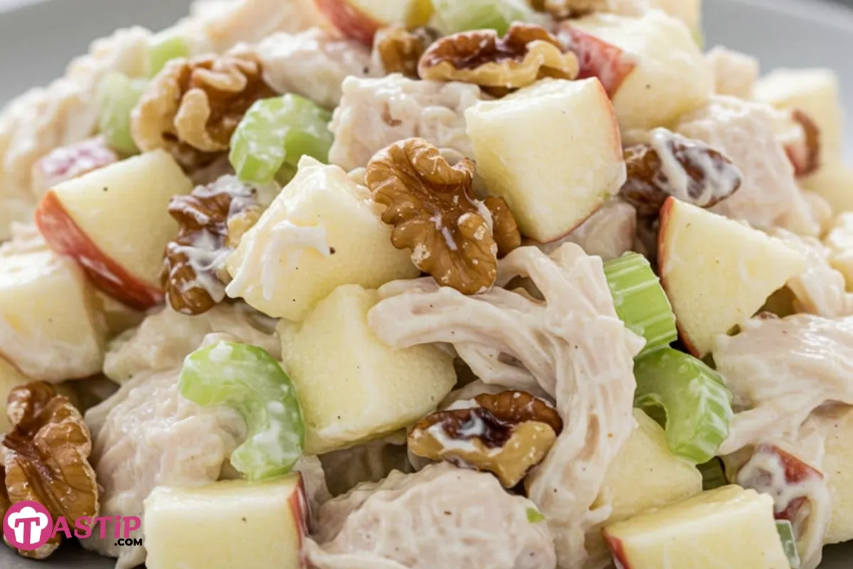 Creamy Apple Walnut Chicken Salad