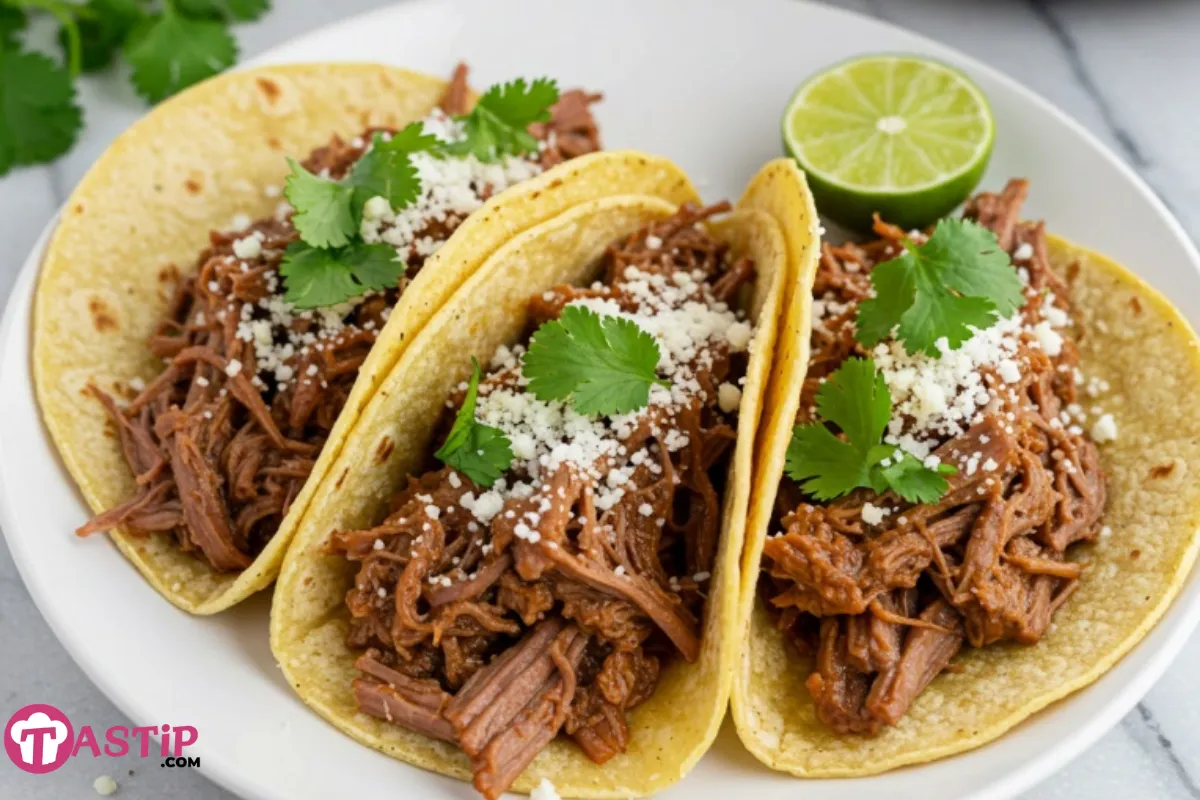Crock Pot Shredded Beef Tacos