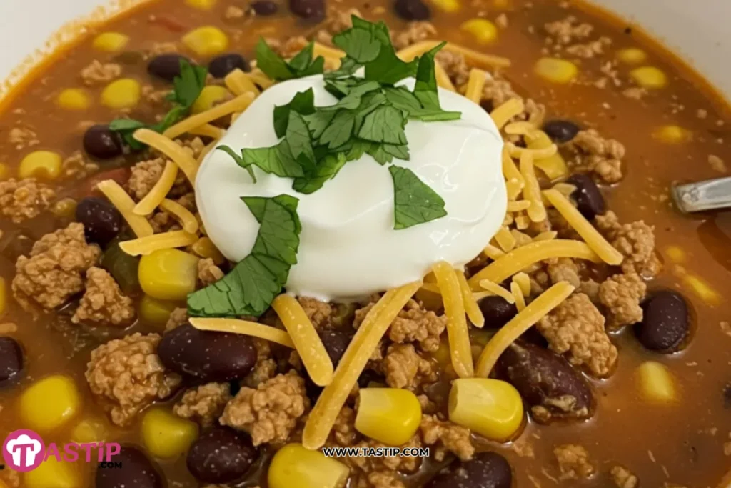 Healthy High Protein Creamy Taco Soup