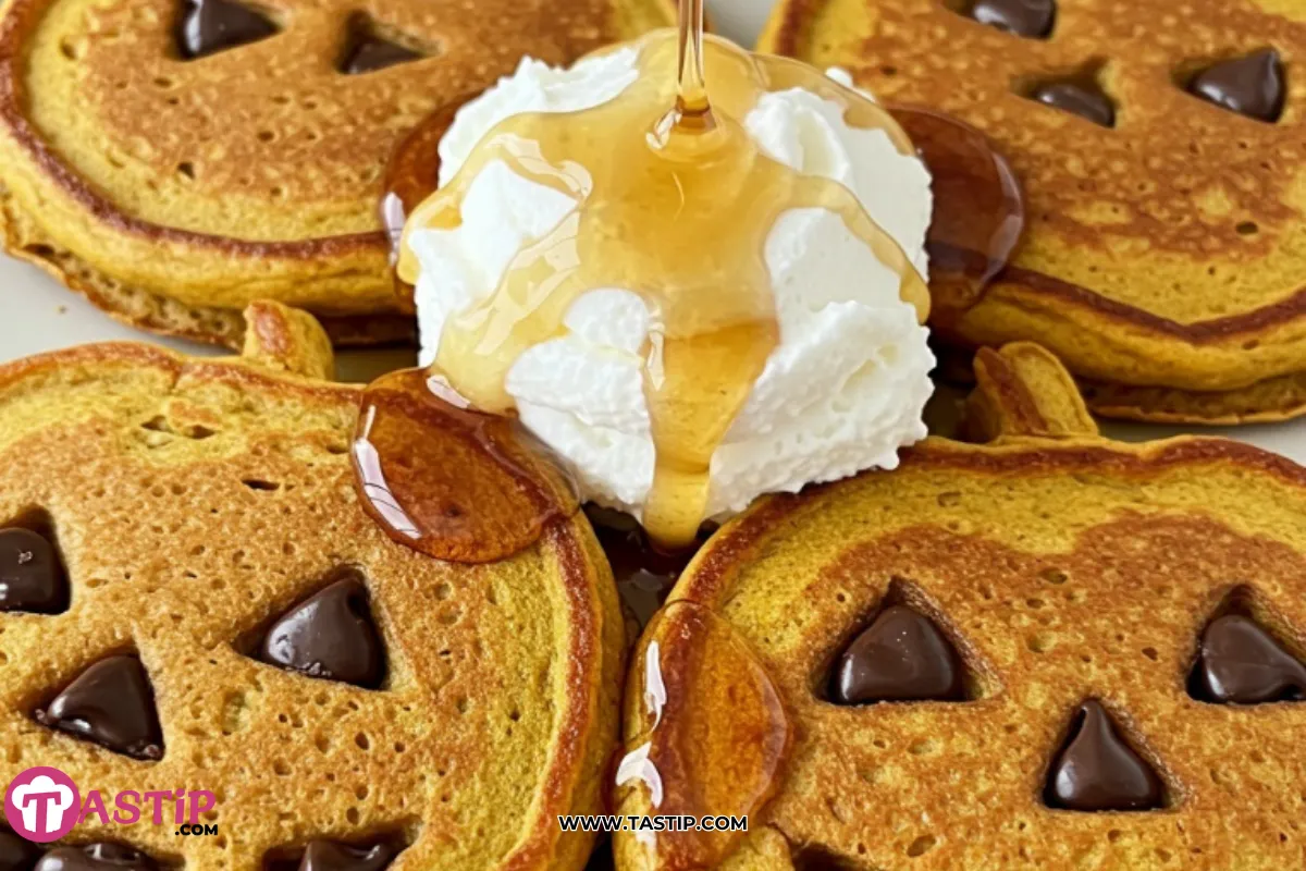 Jack O Lantern Pancakes