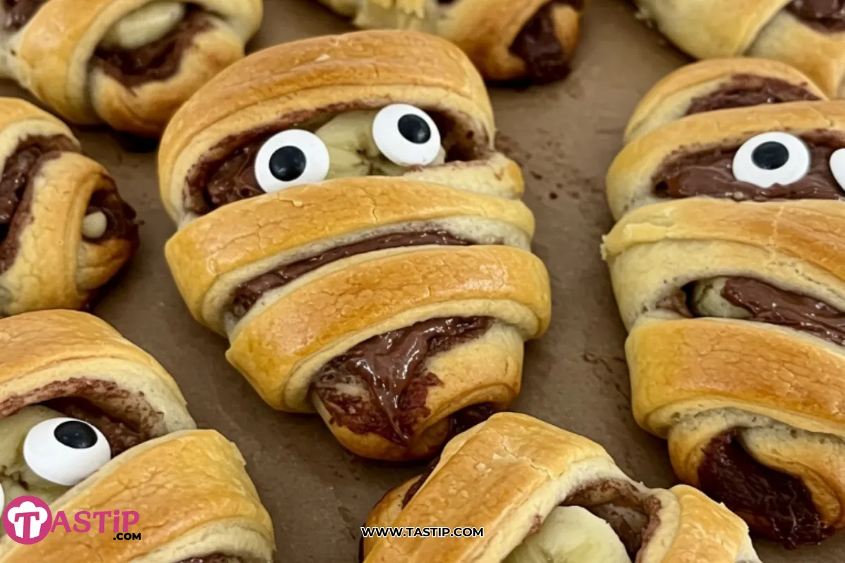 Nutella Banana Mummy Rolls