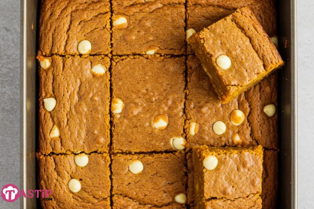 Pumpkin Blondies