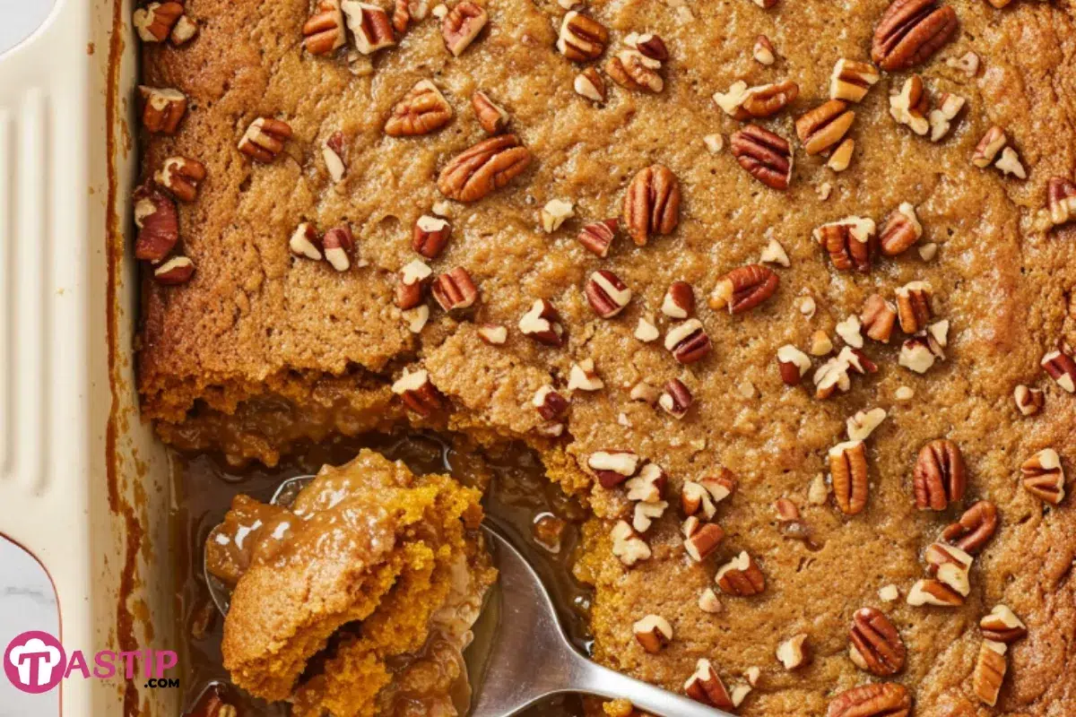 Pumpkin Pecan Cobbler