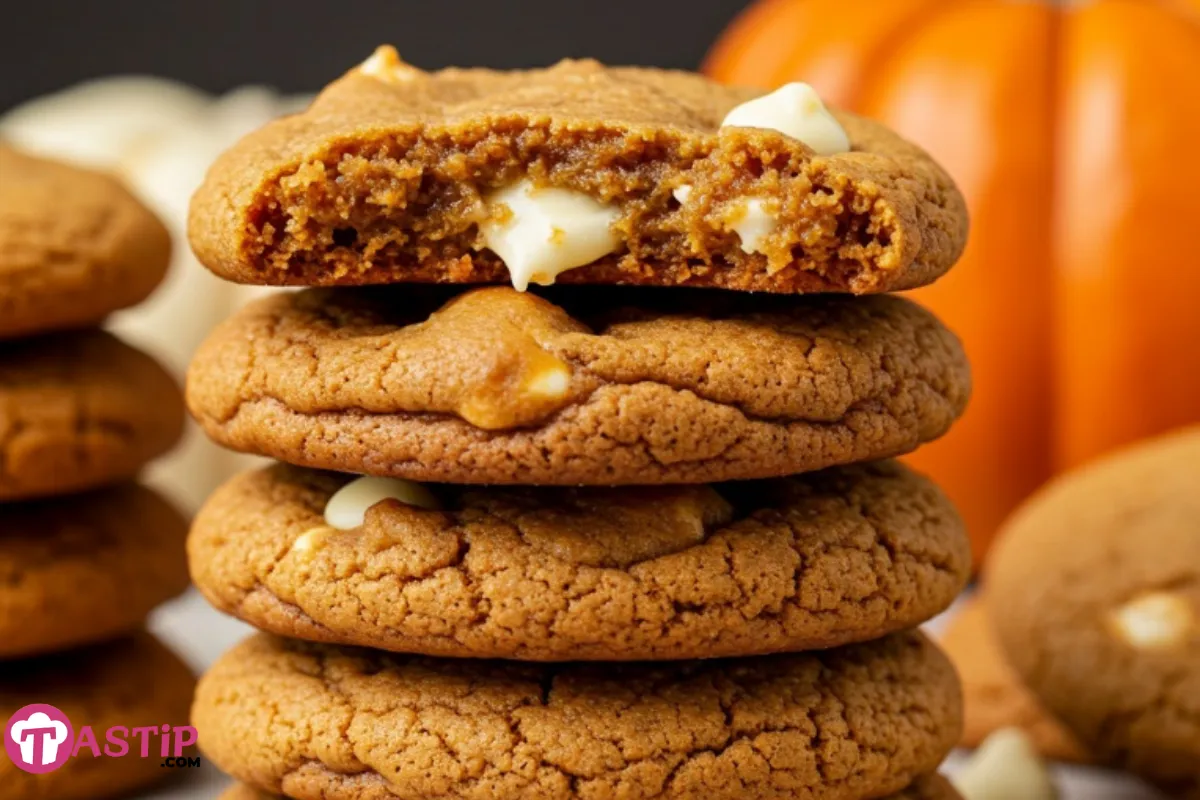 Pumpkin White Chocolate Chip Cookies
