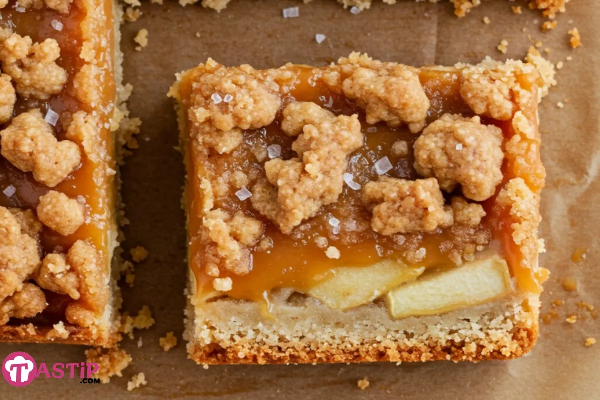 Salted Caramel Apple Bars 1