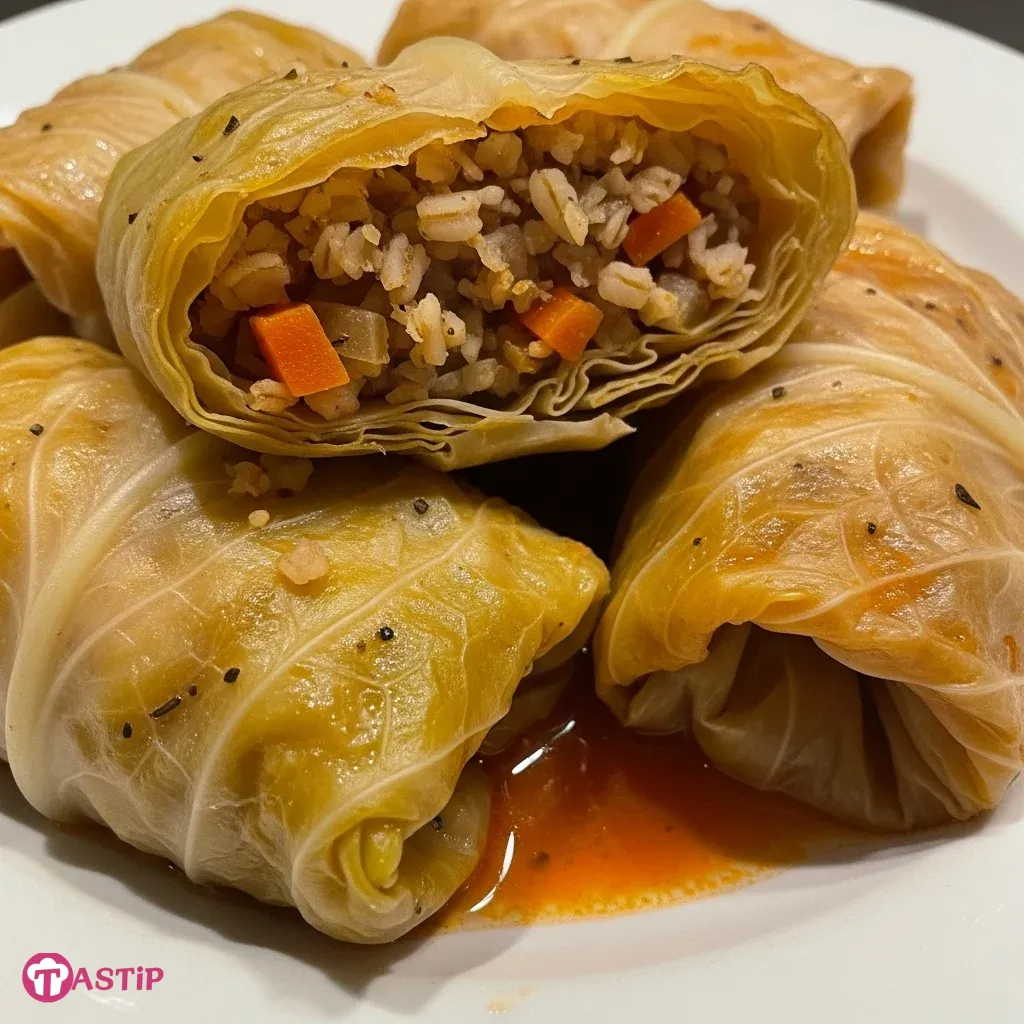 Vegetarian Stuffed Cabbage Rolls