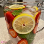 Strawberry Lemon Detox Water