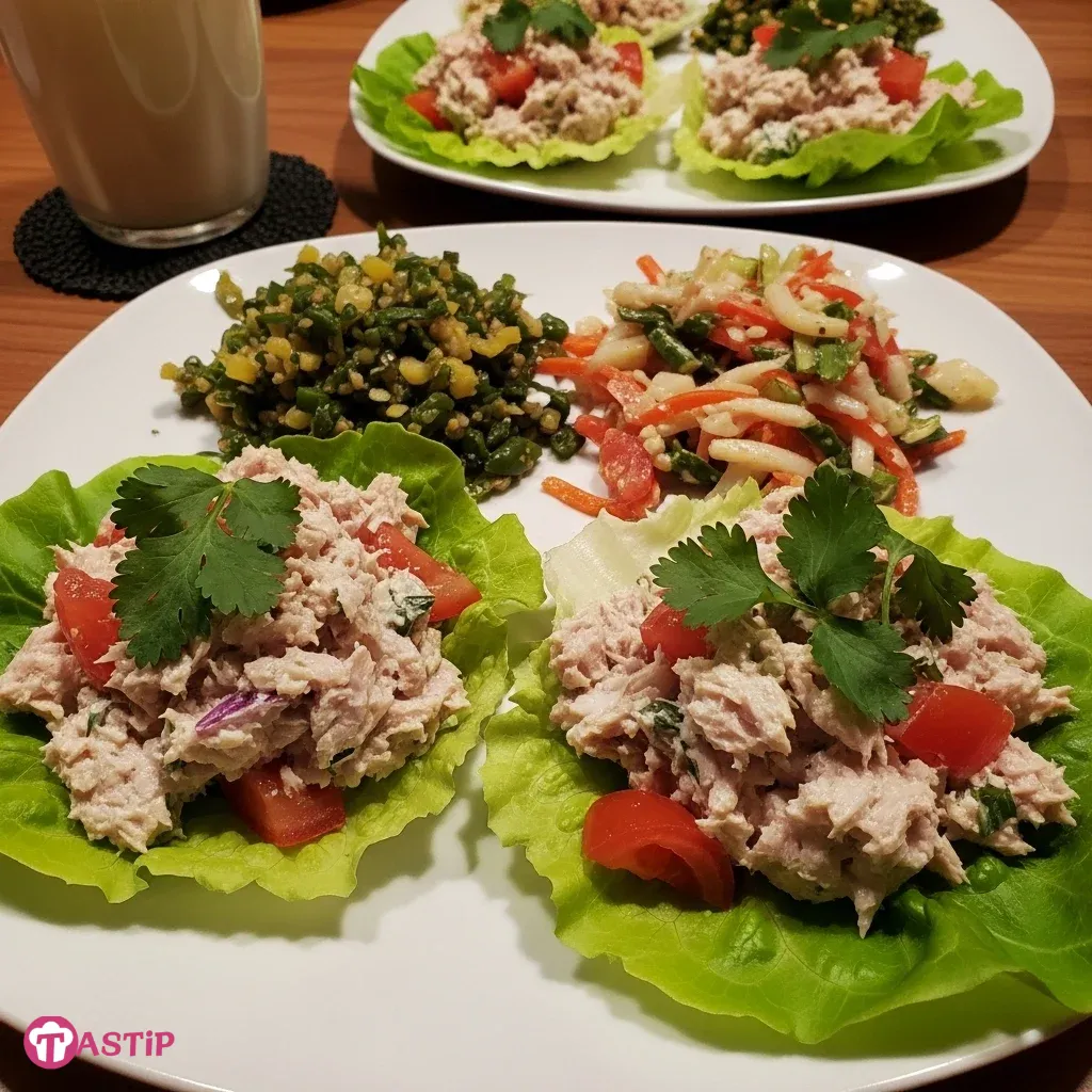 Tuna Salad Lettuce Wraps