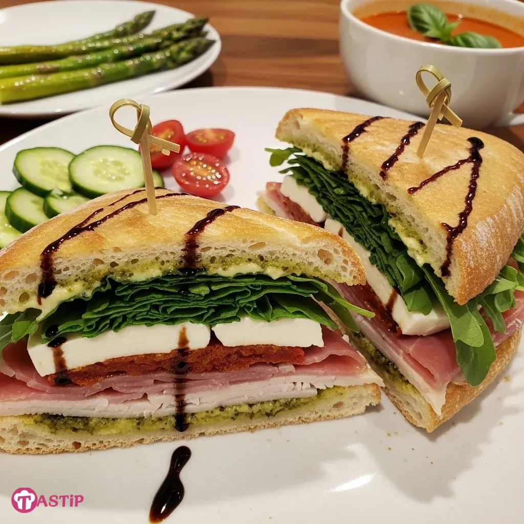 Baguette Gourmet Ciabatta Sandwich