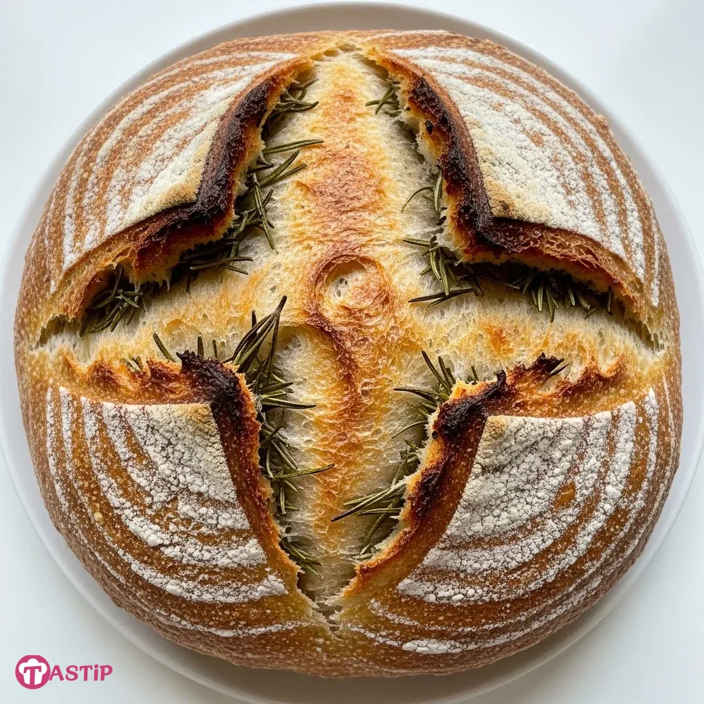 Rosemary Garlic Sourdough Bread