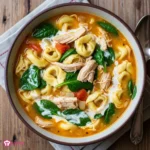 Creamy Chicken Tortellini Soup