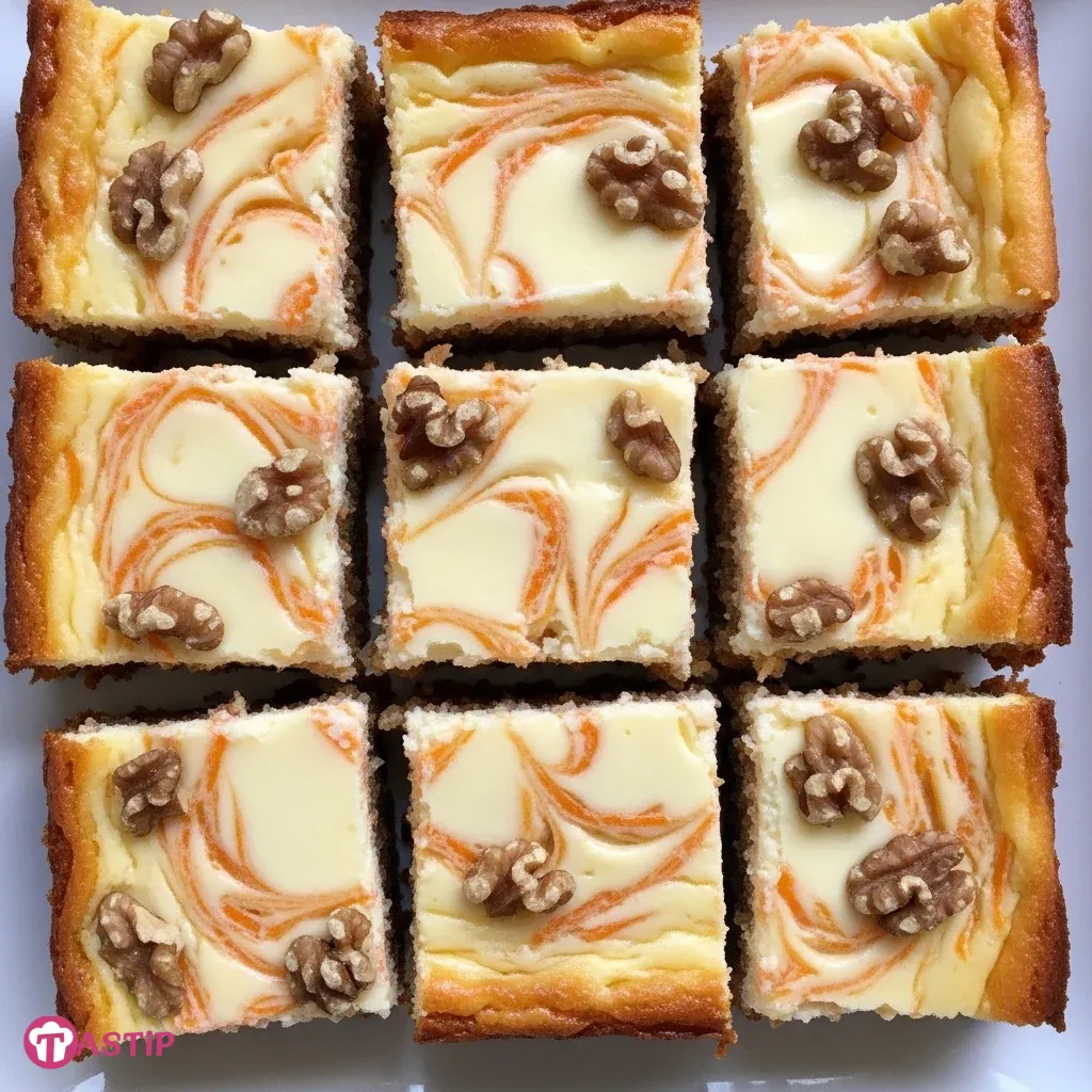 Carrot Cake Cream Cheese Bars