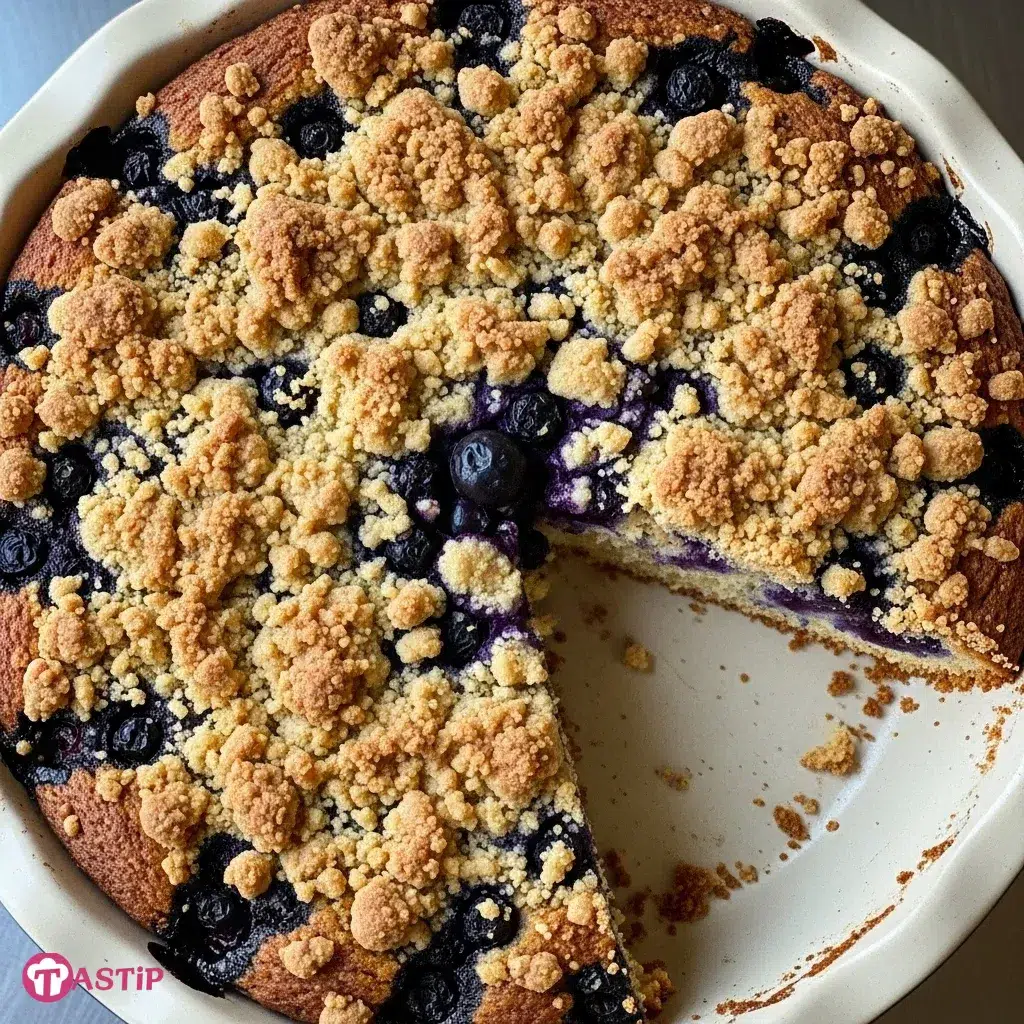Sourdough Blueberry Buckle