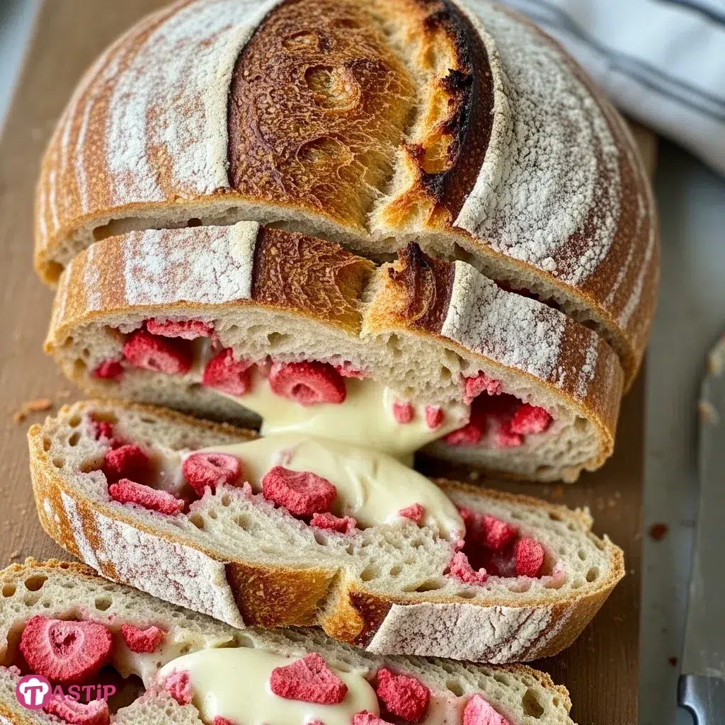 Strawberry White Chocolate Sourdough