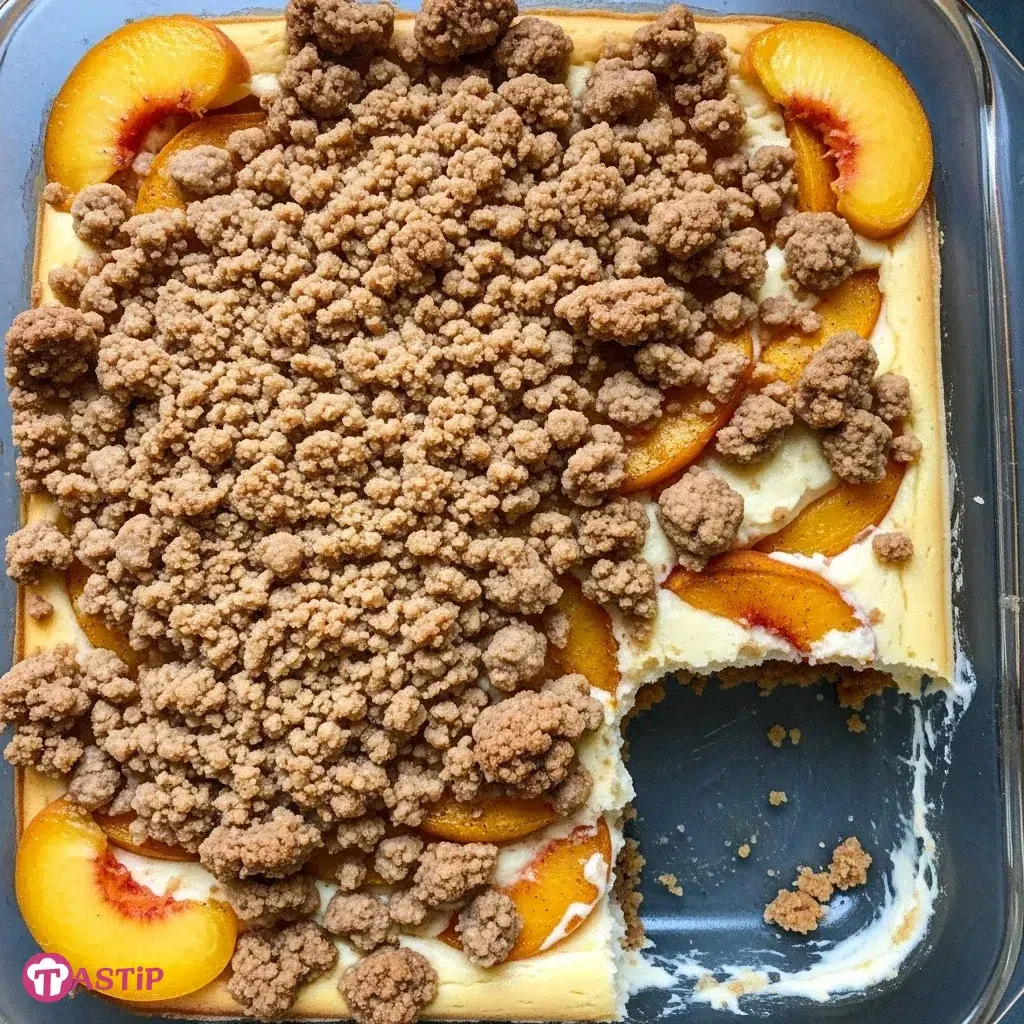 Peach Cobbler Cheesecake Fruit