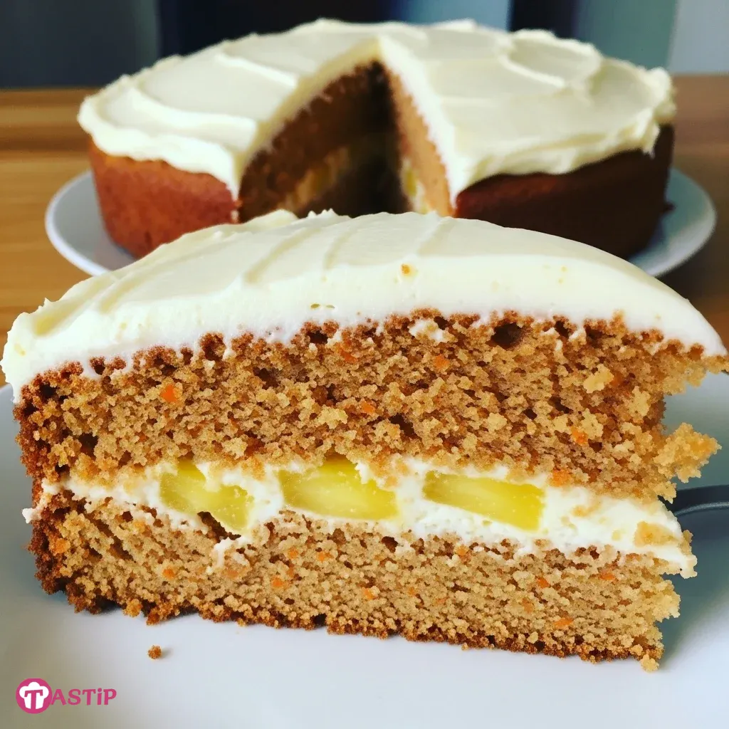 Pineapple Carrot Cream Cake