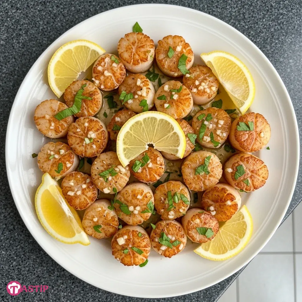 Lemon Garlic Scallops