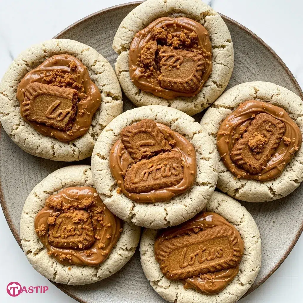 Sourdough Biscoff Cookies