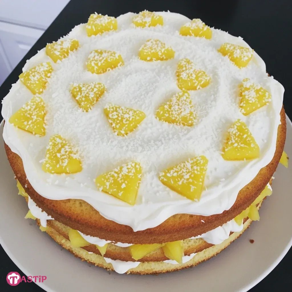 Easter Pineapple Heaven Cake 5 Easter Pineapple Heaven Cake