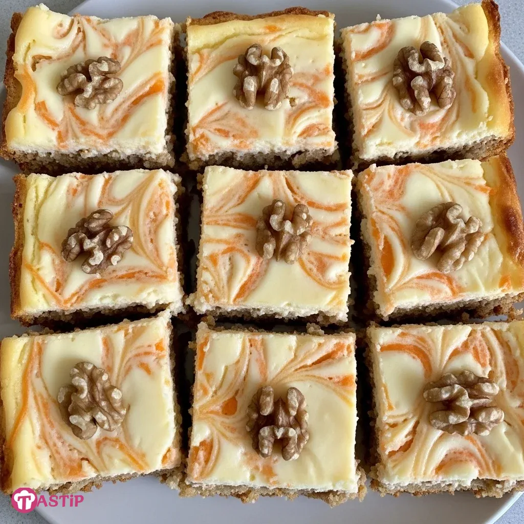 Carrot Cake Cream Cheese Bars