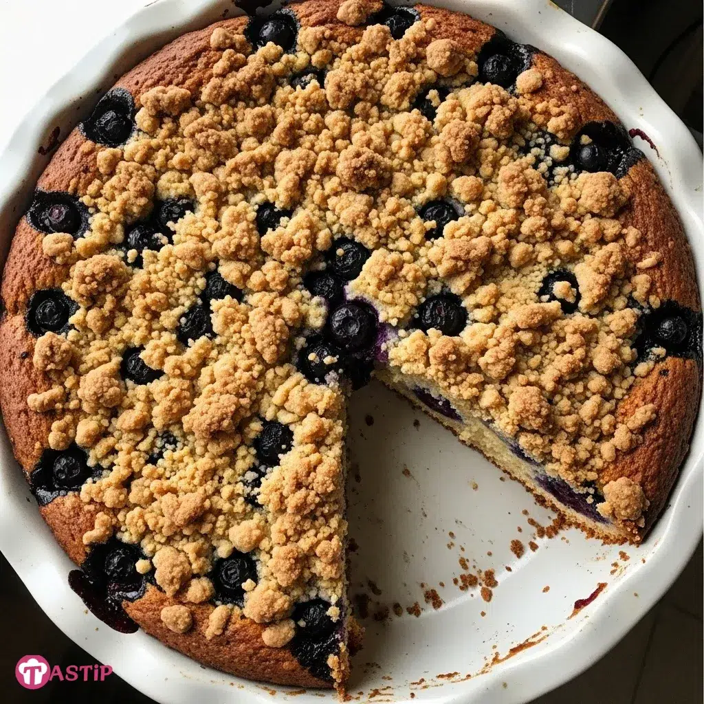 Sourdough Blueberry Buckle
