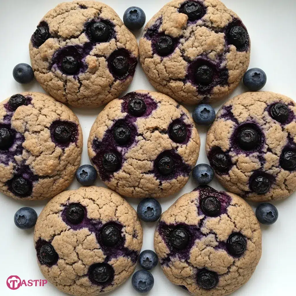 Blueberry Sourdough Cookies