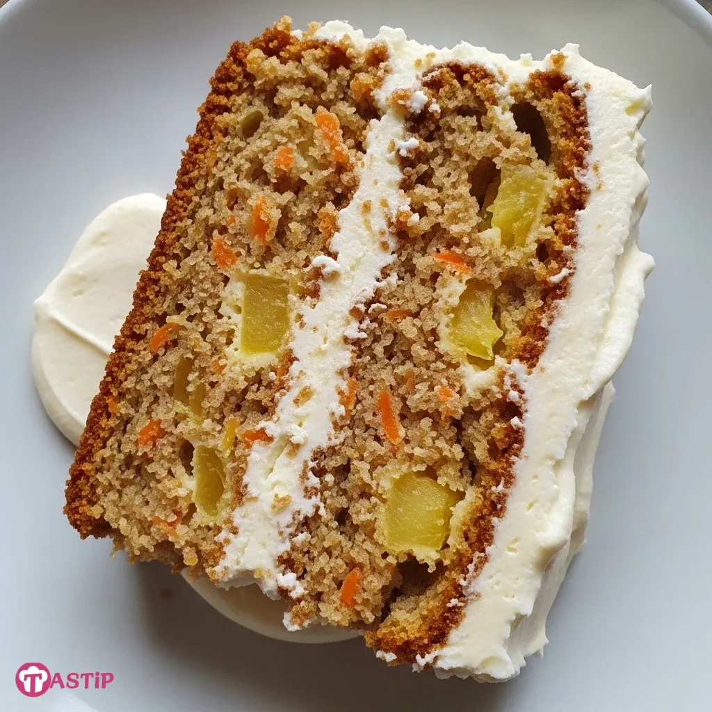 Pineapple Carrot Cream Cake
