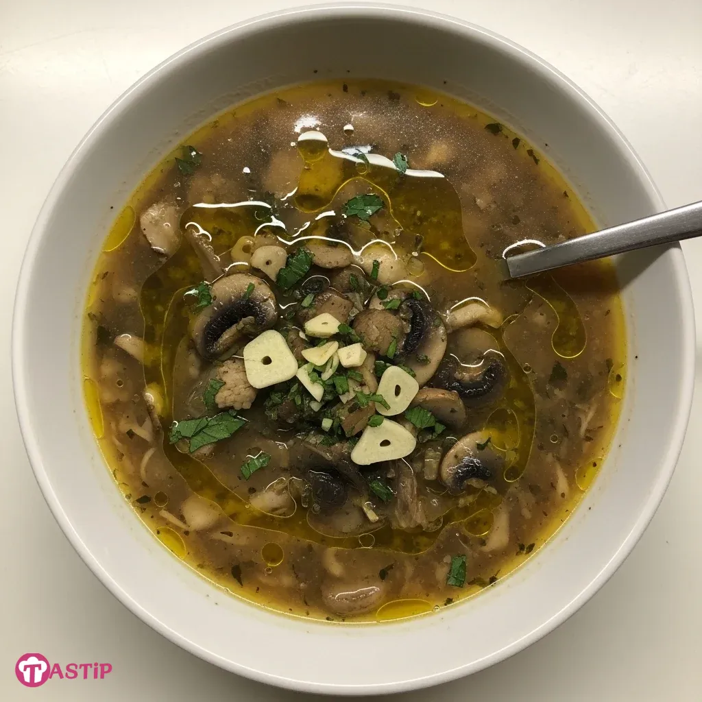 Garlic Mushroom Soup 5 Garlic Mushroom Soup