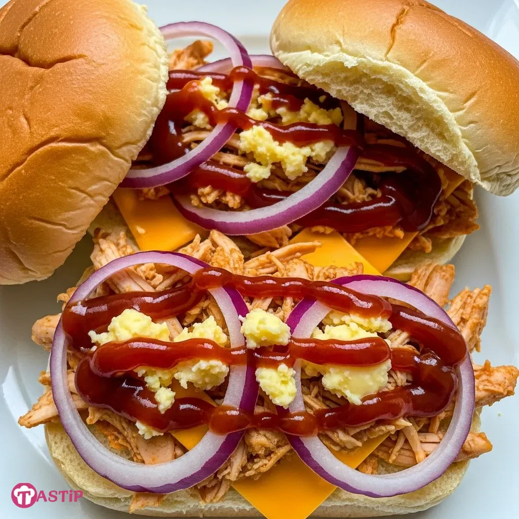 BBQ Chicken Sliders 5 BBQ Chicken Sliders